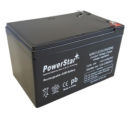 12V 12Ah Replacement Battery For CA12120, RBC4 SLA Seal